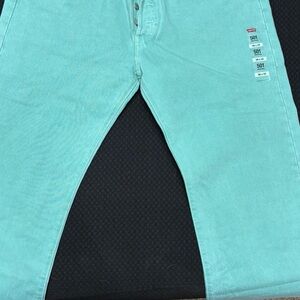 Levi's Light Green 501 Original Jeans